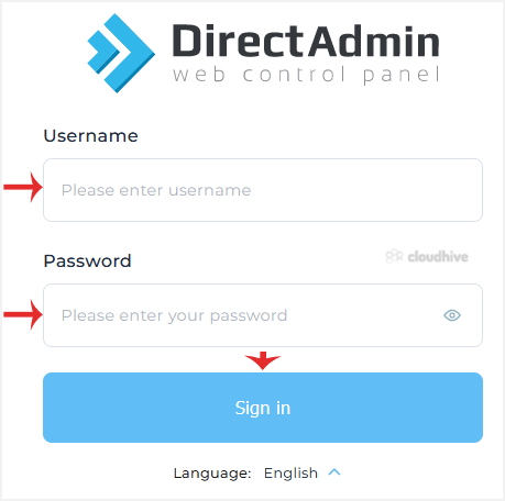 How to Log in to DirectAdmin