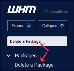 How to Delete a Package in WHM