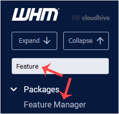 How to Remove a Feature List from WHM